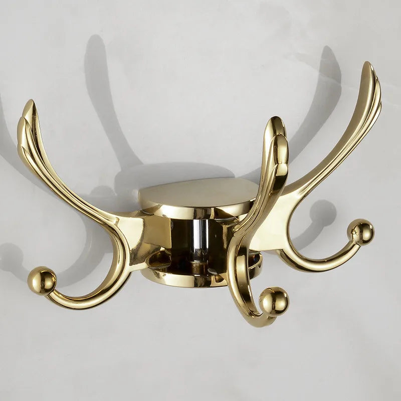 Afralia™ Multi-Color Wall Hooks for Towels, Robes, and More