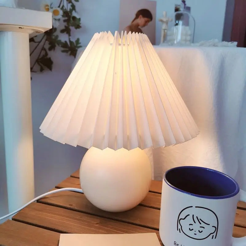 Afralia™ Ceramic Chinese Ball Table Lamp for Bedroom Study Room Vintage Style