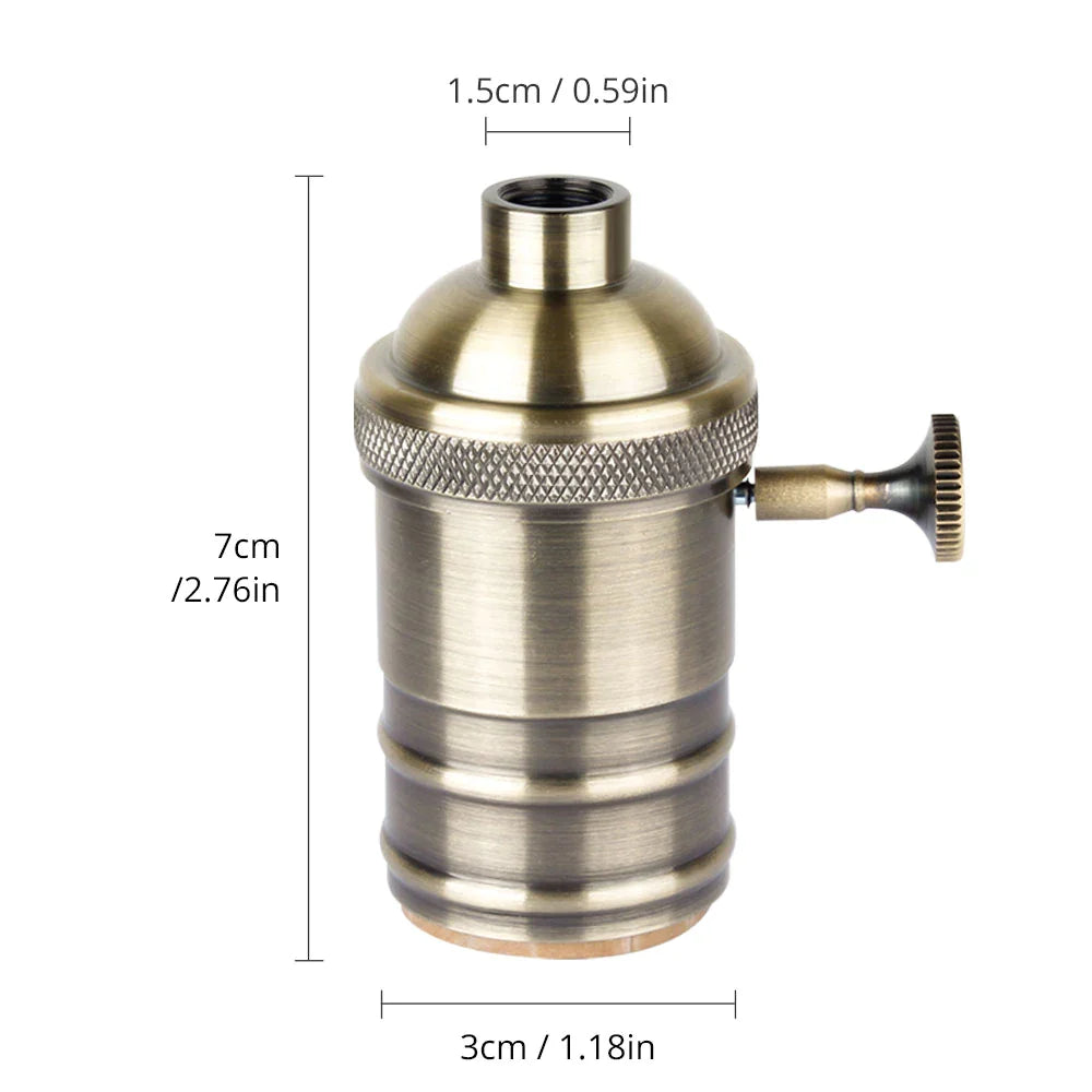 Afralia™ Retro E27 Lamp Base for DIY Chandeliers, Vintage Lighting Accessories