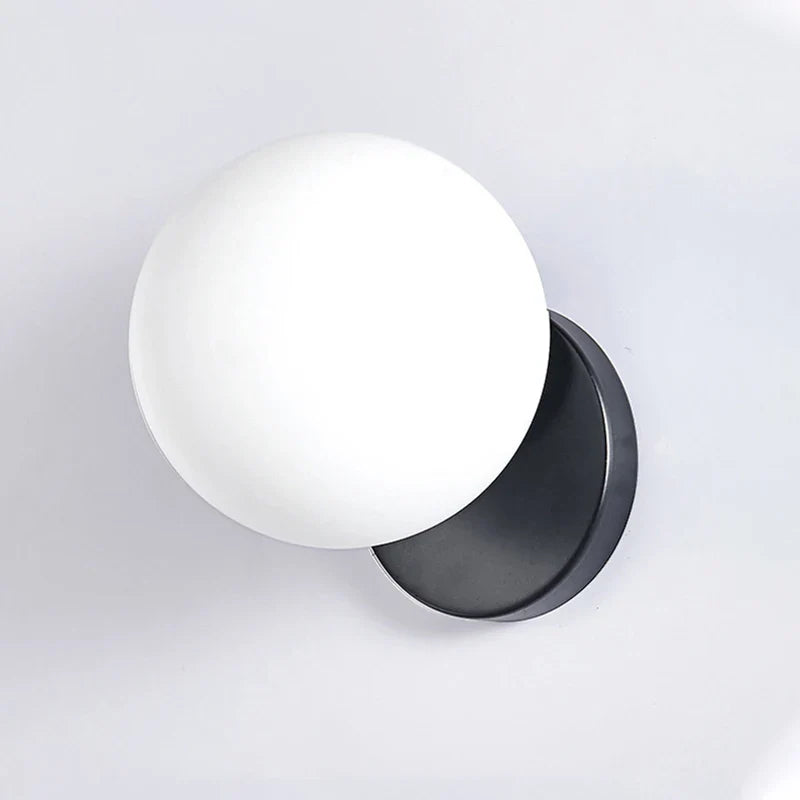 Afralia™ Glass Ball Wall Lamp: Modern Minimalist Nordic Style, Luxury Bedroom Lighting