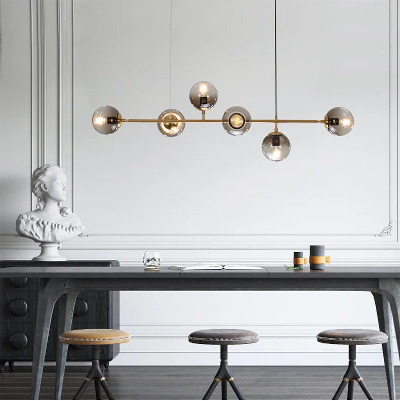 Afralia™ Glass Pendant Lights: Modern Nordic Minimalist Hanging Lamp for Living Room, Bedroom, Restaurant