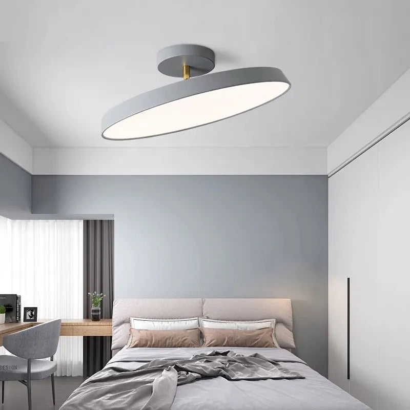 Afralia™ Rotatable LED Ceiling Lamp: Nordic Minimalist Modern for Bedroom, Study Room, Kitchen