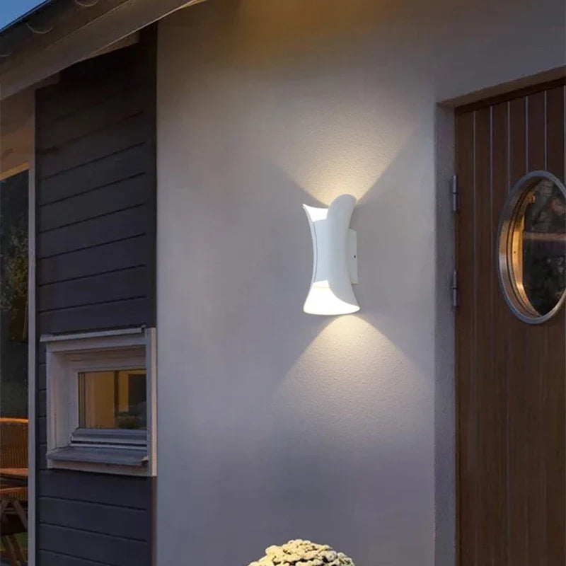 Afralia™ LED Waterproof Wall Lamp 10W Modern Luxury Indoor Outdoor Sconce Light