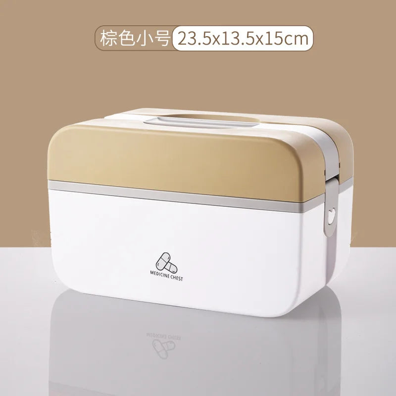Afralia™ Portable First Aid Kit | Multi-Layer Medicine Box | Home, Travel, Outdoor Survival Case