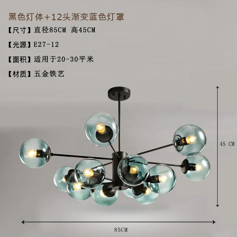 Afralia™ Modern Vintage Suspension Chandelier for Living Room Stair Lamp Industrial Lighting Fixtures