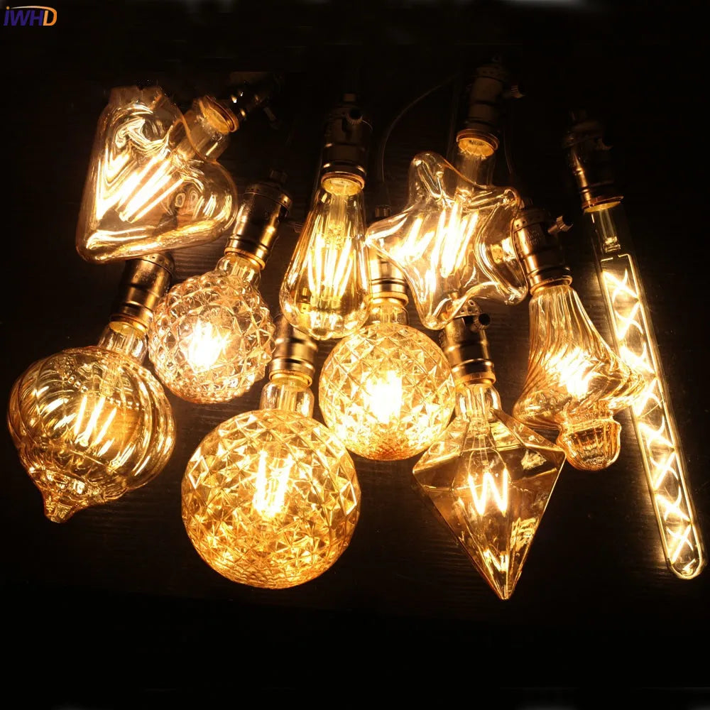 Afralia™ Retro Edison Bulb LED 4W Warm White 2700K Loft Industrial Vintage Lamp