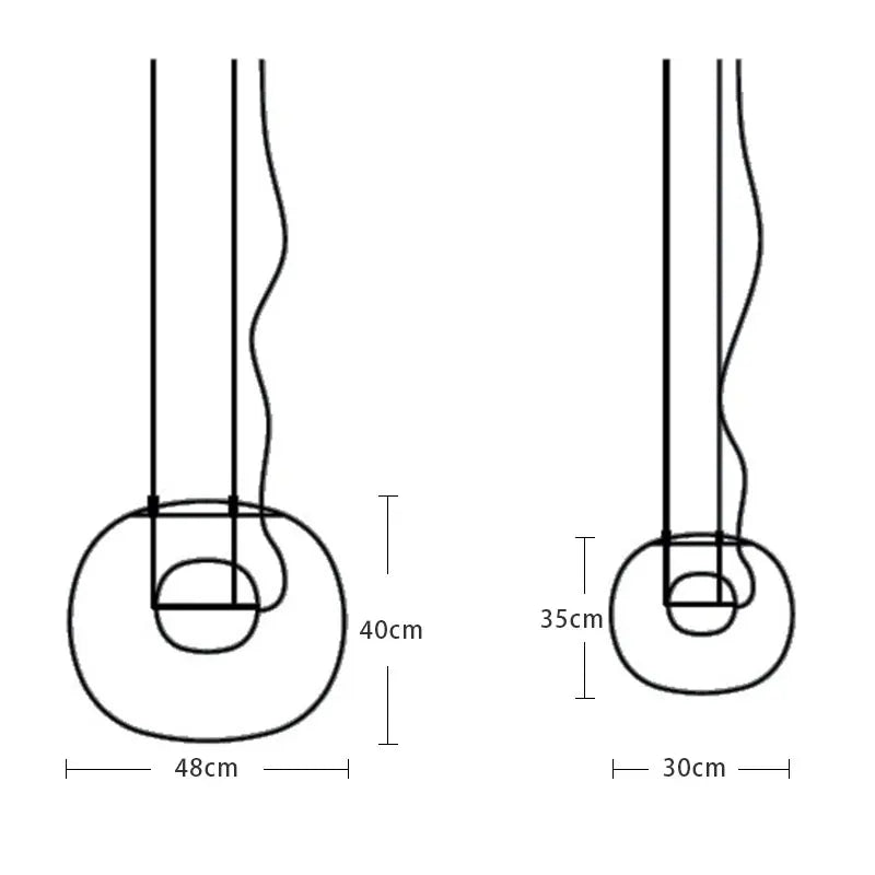 Afralia™ Brokis Big One Glass Ball Pendant Light Interior Lighting