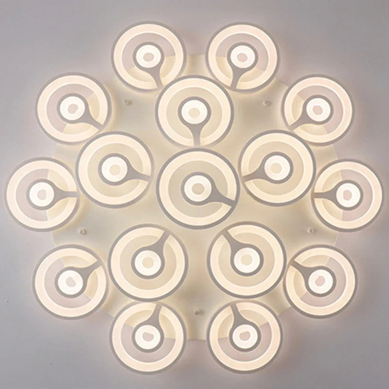Afralia™ Modern Acrylic LED Ceiling Chandelier for Bedroom & Dining Room