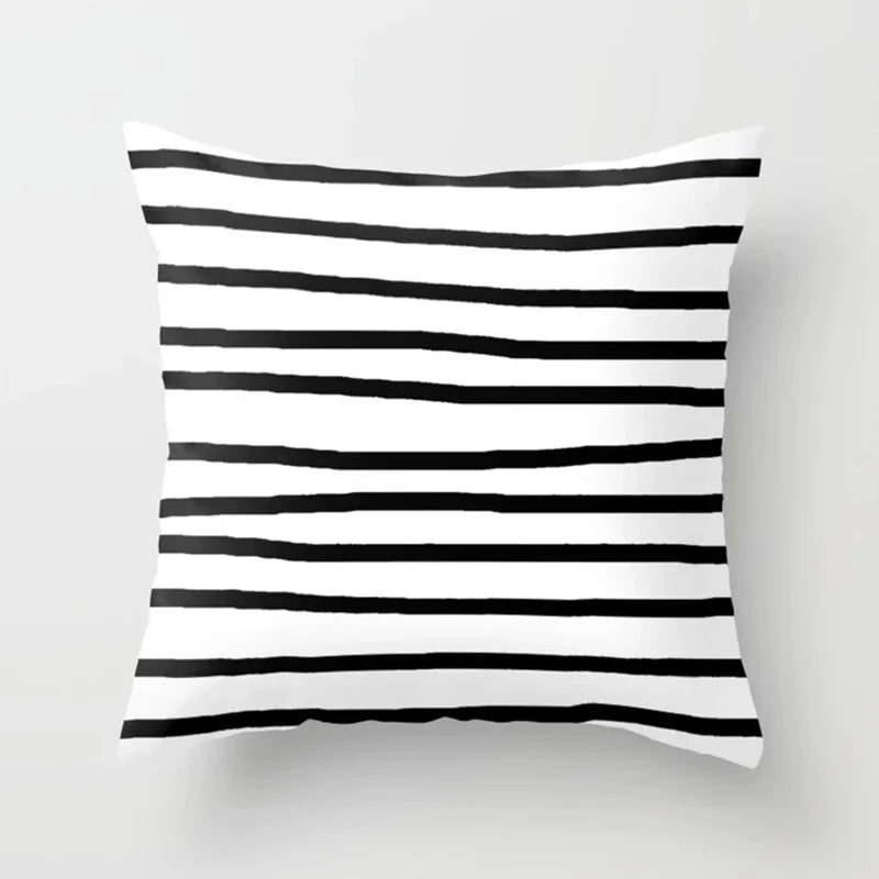 Geometric Abstract Afralia™ Lumbar Pillowcase - 45x45cm Office & Car Cushion Cover