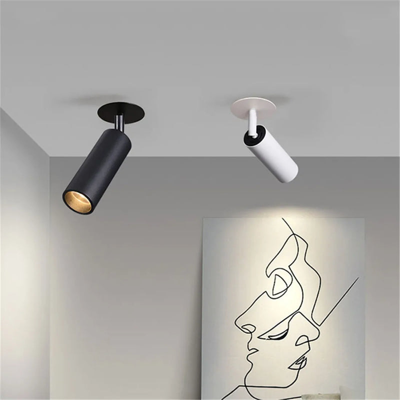 Afralia™ LED Recessed Ceiling Lights 7W-30W 3000K-6000K for Kitchen Shop Ceiling