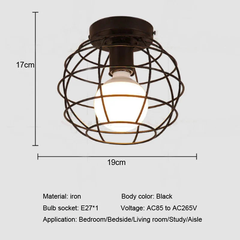 Afralia™ Modern Nordic Ceiling Lamp for Corridor, Porch, Balcony, Bedroom, Kitchen