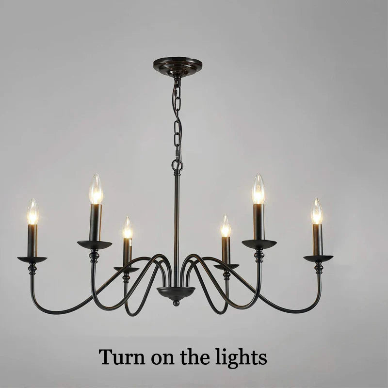 Afralia™ Farmhouse Dining Room Chandelier Industrial Wind Kitchen Pendant Lamp