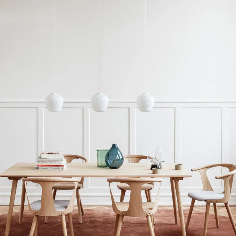 Afralia™ Modern Nordic Glass Pendant Light - LED Indoor Home Decor