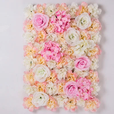 Afralia™ Silk Rose Flower Wall Wedding Christmas Decoration Silk Hydrangea Backdrop