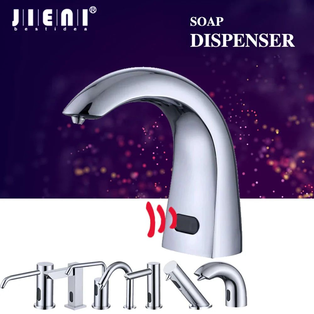 Afralia™ Touch-Free Soap Dispenser: Automatic Sensor Liquid Dispenser for Kitchen & Bathroom