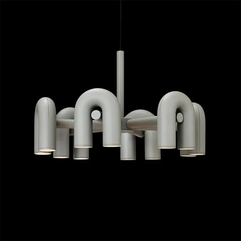 Afralia™ Cirkus LED Metal Chandelier for Kitchen Dining Living Room Bedroom Art Decor