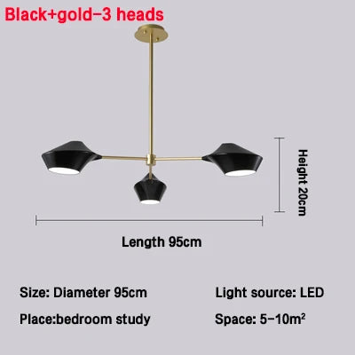 Afralia™ Modern Nordic Chandeliers: Simple Lighting Fixture for Living Room, Dining Room, Restaurant, Hall