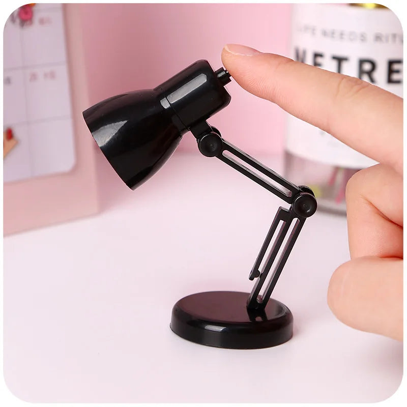 Afralia™ Mini Foldable Book Clip Lamp Warm Light Eye Protection Table Lamp