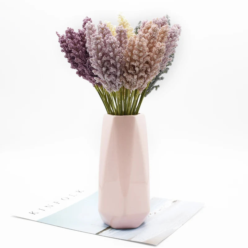 Afralia™ Lavender Artificial Flowers for Home Decor, Wedding, Christmas, DIY Vases