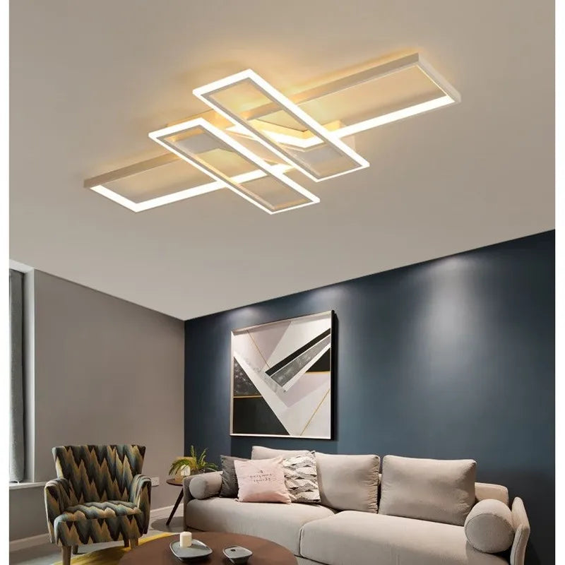 Afralia™ LED Ceiling Chandelier Modern Home Decor Lighting Fixture