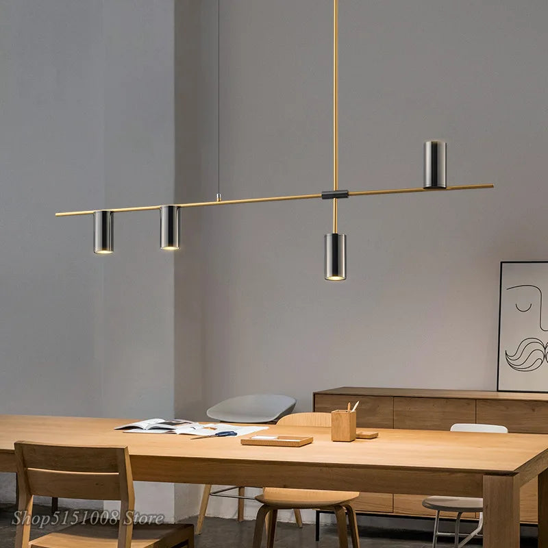 Afralia™ LED Ceiling Chandelier: Modern Nordic Design Hanging Lamp for Dining & Living Rooms