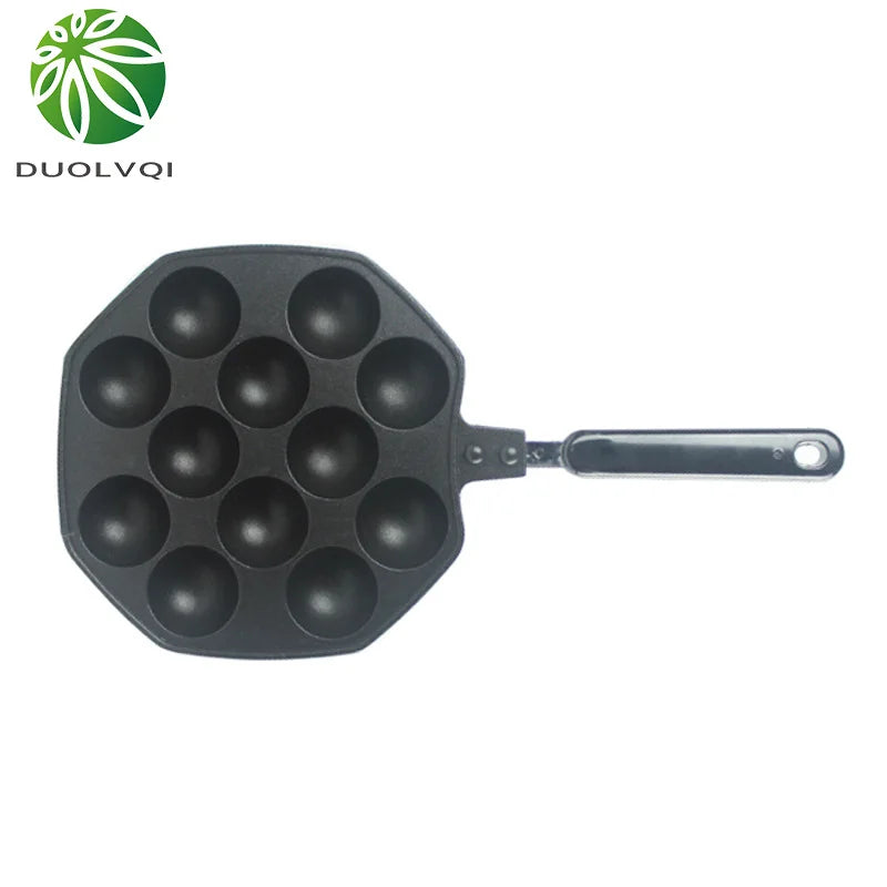 Afralia™ Octopus Baking Pan: Takoyaki Maker with 12 Cavities