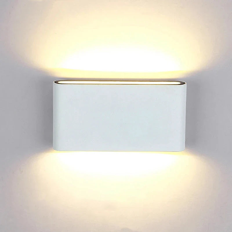 Afralia™ LED Outdoor Wall Light IP65 Waterproof Aluminum Wall Lamp 6W/12W