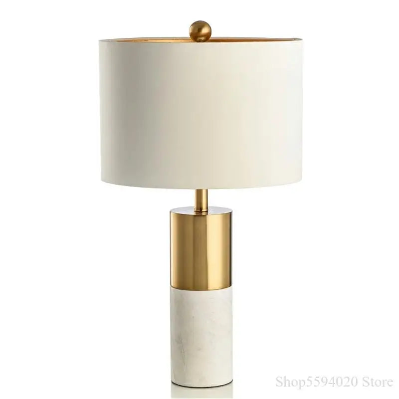 Afralia™ Marble Table Lamp: Post-modern Luxury for Living Room, Bedroom, or Model Room