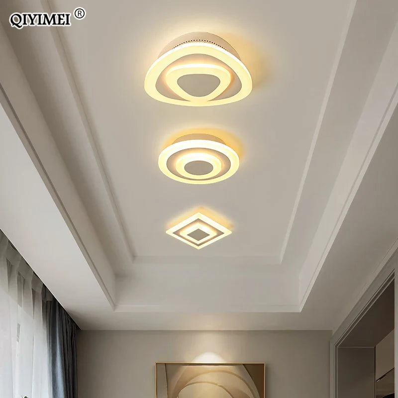 Modern LED Ceiling Light by Afralia™ for Bathroom Living Room - Home Decorative Lighting