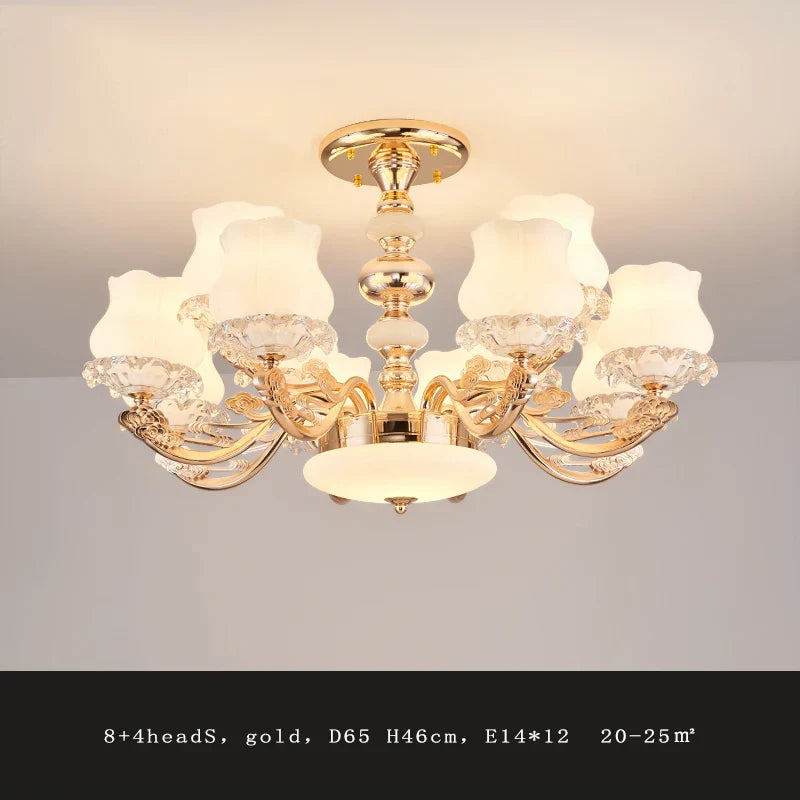 Afralia™ Luxury Duplex Building Chandelier Elegant Villa Pendant Light Modern Living Room Bedroom Lighting