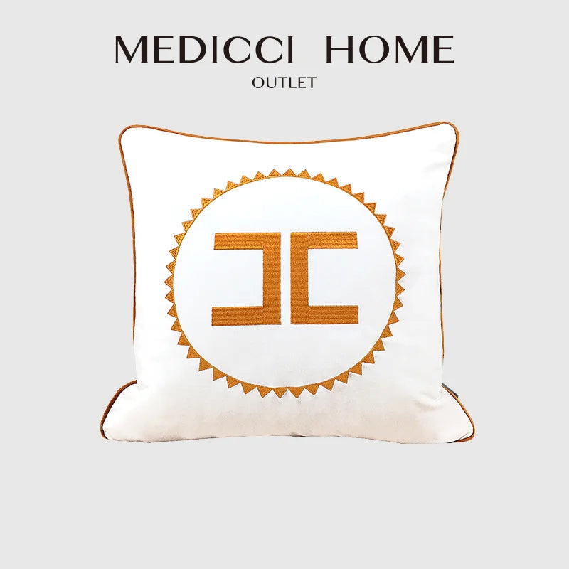 Afralia™ Luxury Alphabet C Pillow Case | Modern Cushion Cover for Sofa Bed Chair