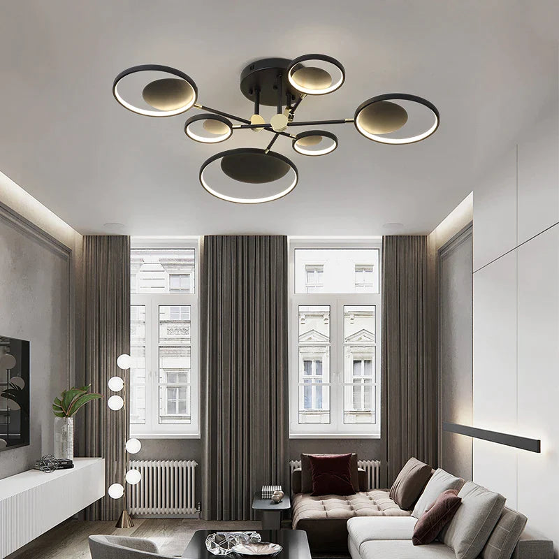 Afralia™ Modern Atmosphere Ceiling Lamp for Living Room and Bedroom