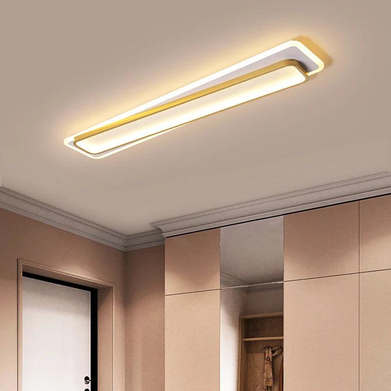 Afralia™ Slim Strip LED Ceiling Light for Entryway, Corridor, and Study