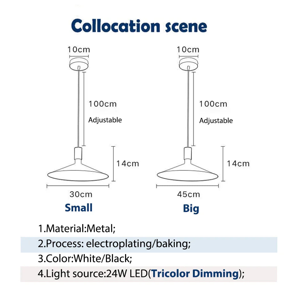 Afralia™ Dimming Pendant Light: Modern Nordic Hanging Lamp for Restaurant and Living Room