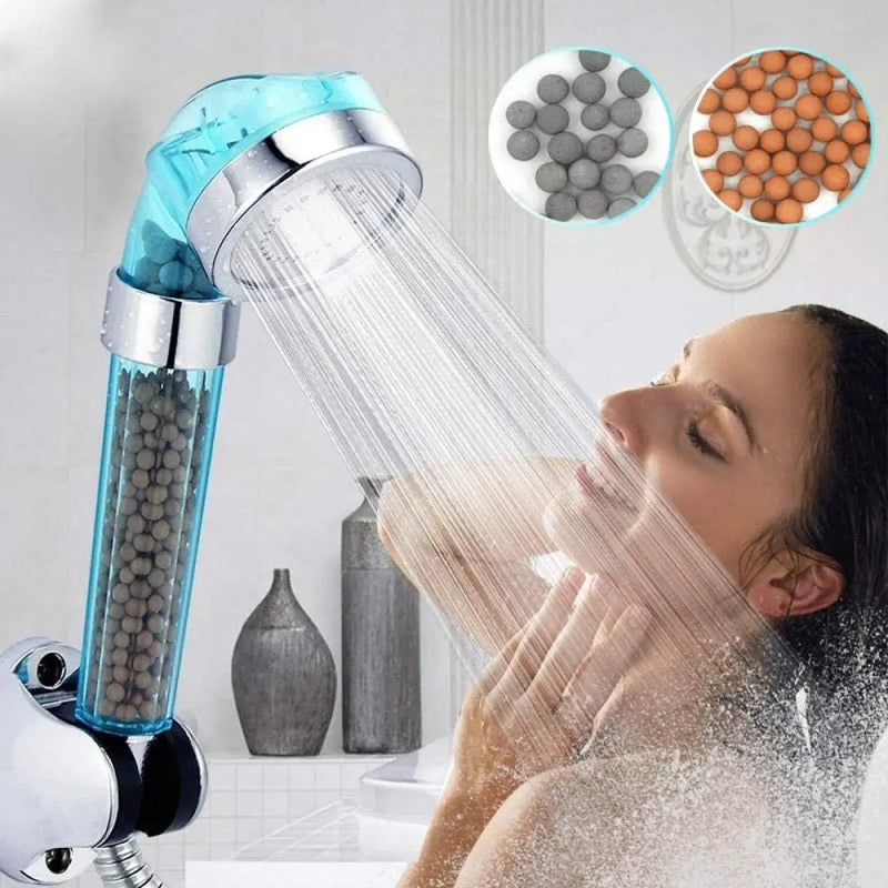 Afralia™ Anion Spa Shower Head High Pressure Water Saving Handheld Nozzle