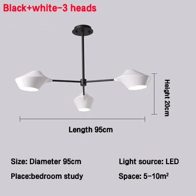 Afralia™ Modern Nordic Chandeliers: Simple Lighting Fixture for Living Room, Dining Room, Restaurant, Hall