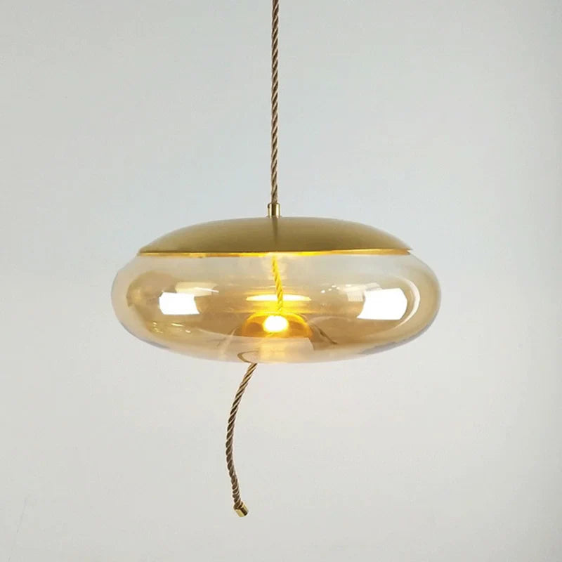 Nordic Glass Pendant Lights by Afralia™ - Scandinavian Design for Modern Industrial Decor