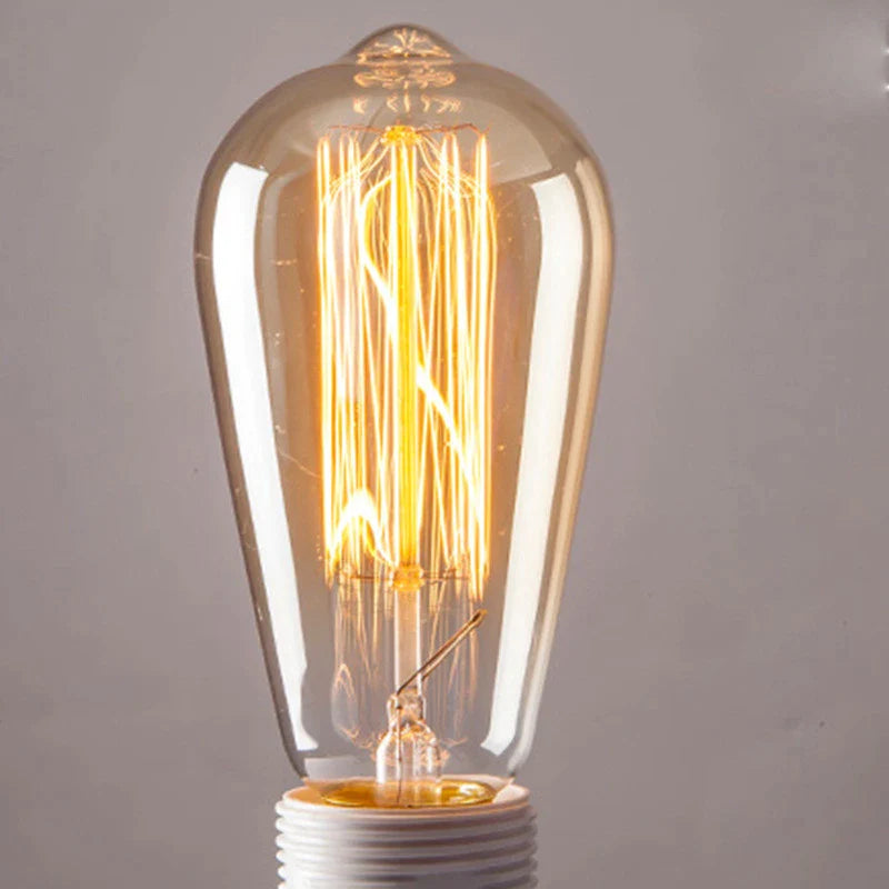 Afralia™ ST64 Retro Filament Bulb 40W 60W E27 Warm White Light 220v Vintage Edison