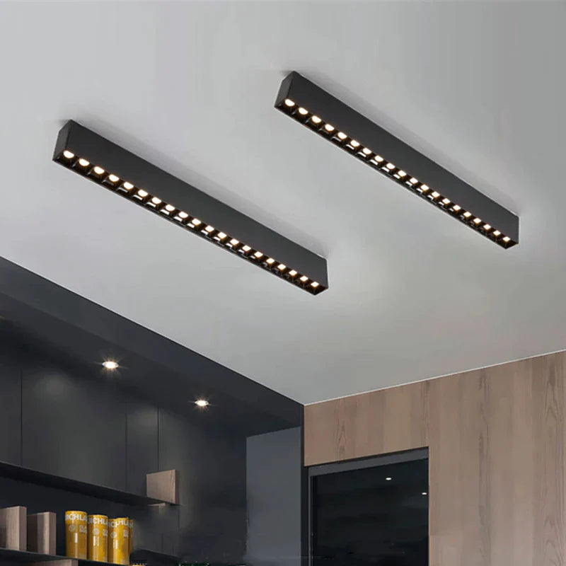 Afralia™ LED Linear Grille Light: Modern Surface Mount Ceiling Lighting for Home, 110V/220V