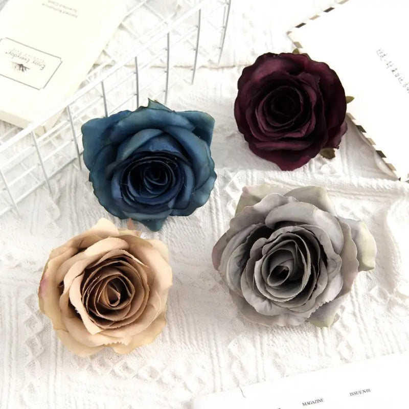 Afralia™ Silk Roses Bundle for Home Wedding Decor and Wreaths