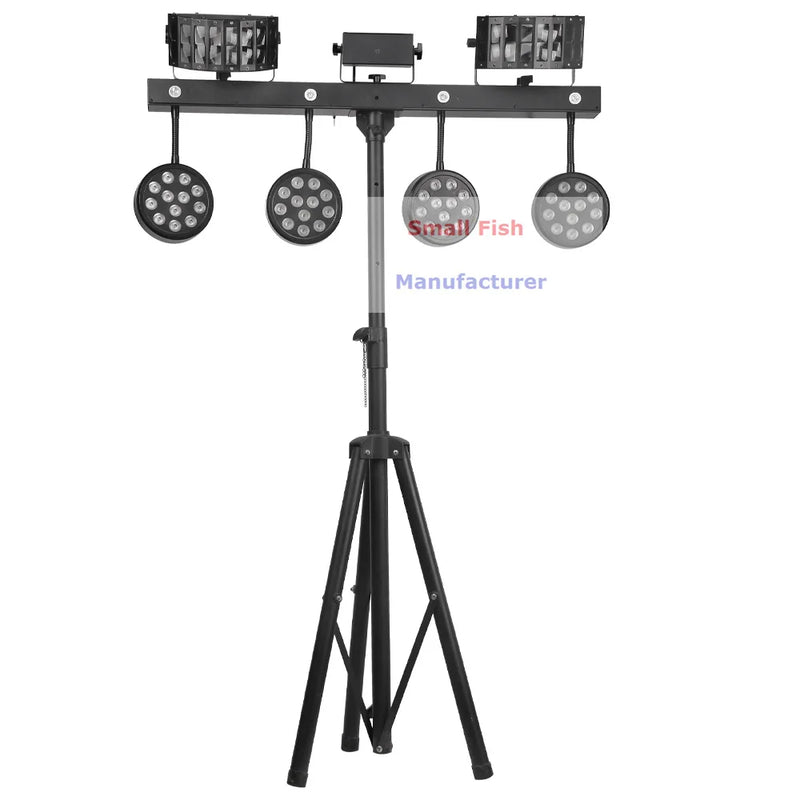 Afralia™ 4-in-1 LED Light Stand: Par, Derby, Strobe, Wash, Laser Effects - Ideal for Bars & Discos