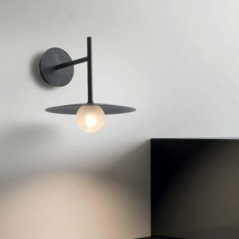 Afralia™ Flying Saucer Wall Lamp: Nordic Modern Design for Staircase, Bedroom, Aisle & Bedside