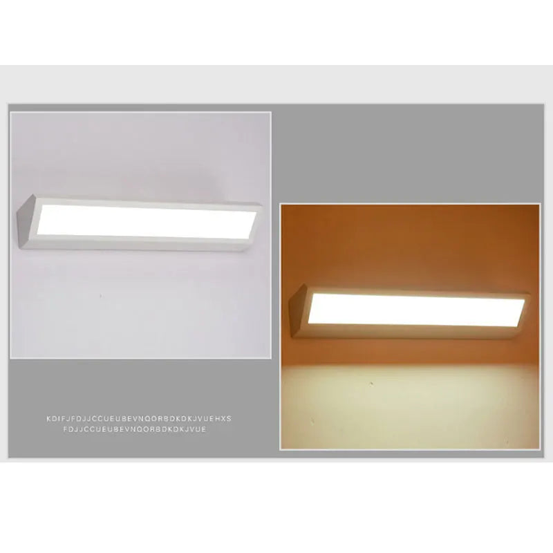 Afralia™ LED Rectangle Wall Light Bedside Lamp - Anti-Dazzle Design