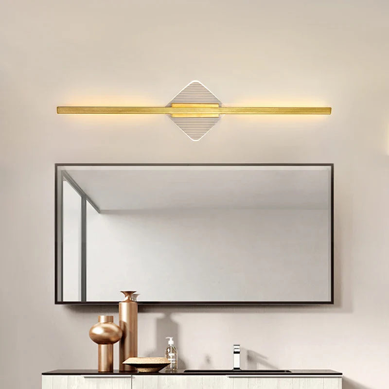 Afralia™ LED Mirror Wall Lamp for Modern Minimalist Decor