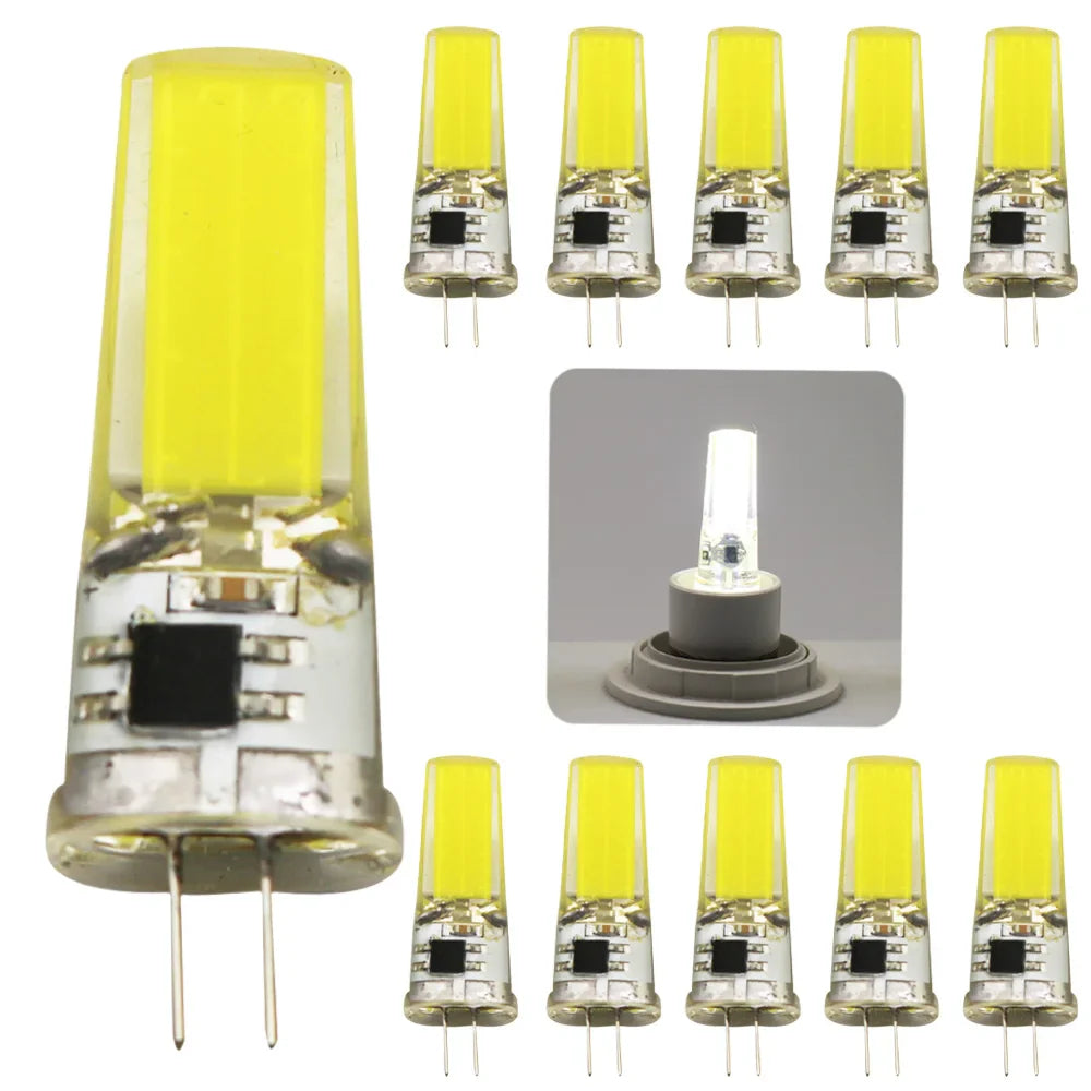 Afralia™ G4 COB LED Bulb 5W - Crystal Light Bulb ACDC 12V AC220V - Replace Halogen