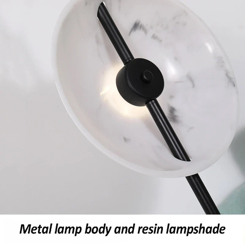 Afralia™ Marble Wall Lamp: Elegant LED Sconce for Bedroom, Living Room, or Hotel