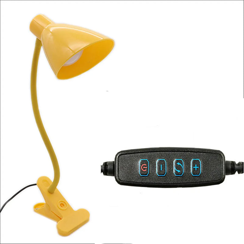 Afralia™ 5W USB Night Light LED Clip Lamp, Dimmable, 3 Color Modes, 10 Brightness Settings