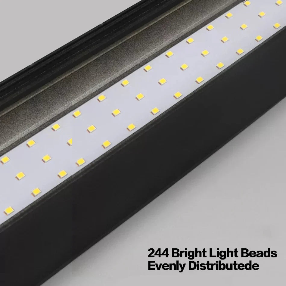 Afralia™ 60cm LED Track Light 20W - Creative Linear Strip for Office, Store, Mall, Exhibition