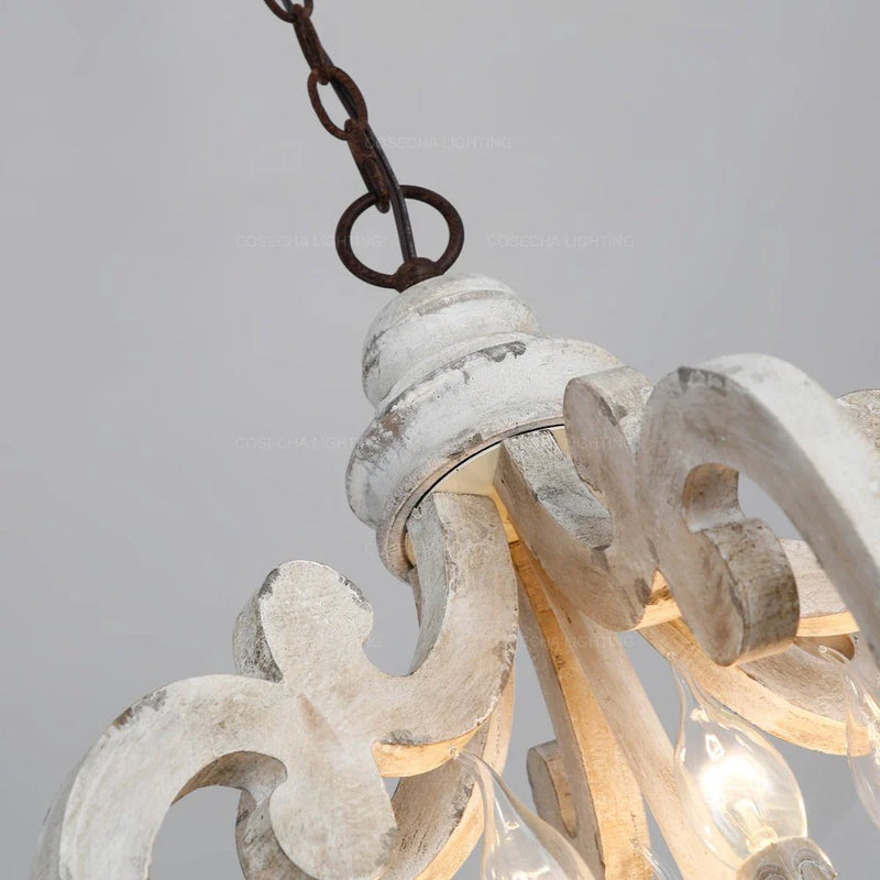 Afralia™ Modern White Chandelier for Baby Room Nursery, Kids Bedroom, Hallway