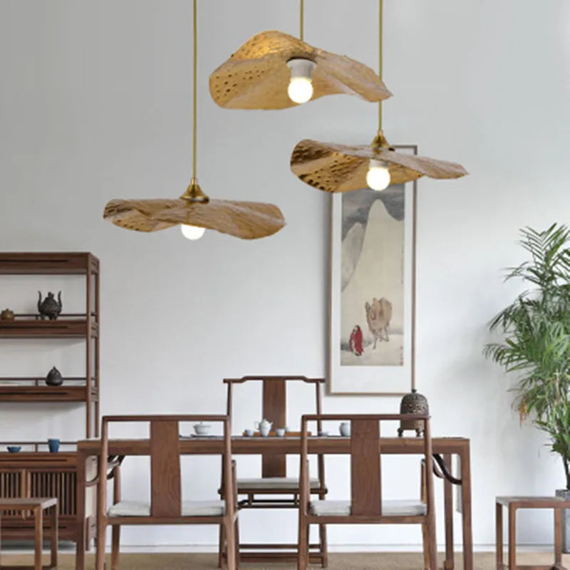 Afralia™ Lotus Leaf Pendant Light: Industrial, Creative, and Luxury Lighting for Home and Cafe